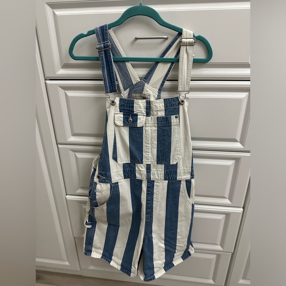 Levi's Blue Striped Jumpsuit